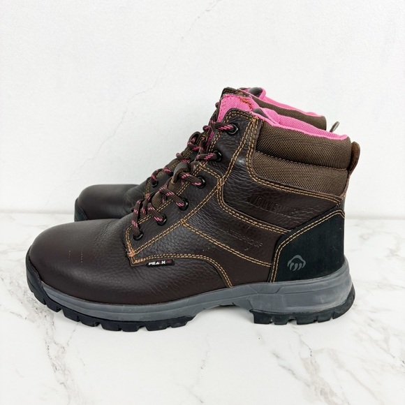 Wolverine Women's Piper Waterproof Composite Toe 6" Construction Boot Sz 10 - Picture 4 of 14